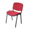 KONDELA Konferenční židle Iso New - Červená