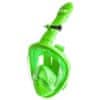 Dětská celoobličejová šnorchlovací maska XS Zelená