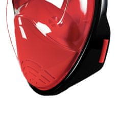 Aga Celoobličejová šnorchlovací maska L/XL Černá/Červená