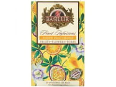 Basilur BASILUR Fruit Infusions - Ovocný čaj bez kofeinu s marakuji, mandarinkou a citrusovým aroma, v sáčcích 20 x 2 g x1