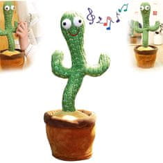 BEMI INVEST Malina Tančící mluvící a zpívající plyšový kaktus