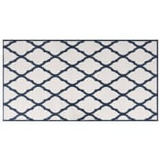Vidaxl Venkovní koberec námořnicky modrý a bílý 80x150 cm oboustranný