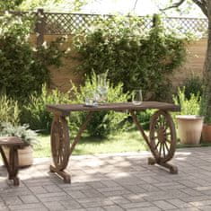 Petromila Zahradní stůl 115 x 55 x 65 cm masivní jedlové dřevo