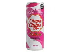 Chupa Chups  sycená limonáda Strawberry zero sugar 250ml