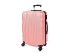 Mifex Cestovní kufry V83,skořepinové,3 kusy, růžovozlatý,TSA