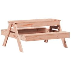 Petromila Dětský piknikový stůl s pískovištěm masivní dřevo douglasky