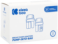 KikkaBoo Adaptéry pro odsávání mateřského mléka do sáčku 2 ks