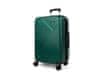Cestovní kufr V99 tmavě zelený,58L,střední,TSA