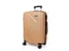  Cestovní kufr V99 zlatý,36L,palubní,TSA