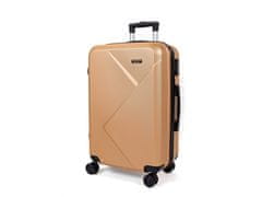 Mifex  Cestovní kufr V99 zlatý,58L,střední,TSA