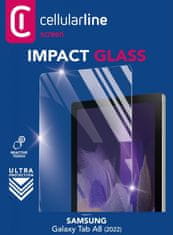CellularLine Ochranné tvrzené sklo Glass pro Samsung Galaxy Tab A8 (2022)