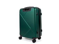  Cestovní kufr V99 tmavě zelený,36L,palubní,TSA
