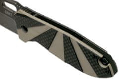 CRKT CR-2440 HERON BLACK TAN kapesní nůž 7,4 cm, Black Stonewash, G10, uhlíkové vlákno