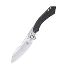 Kizer Ki4626A1 Clairvoyant kapesní nůž 9,5 cm, Stonewash, černá, uhlíkové vlákno, titan
