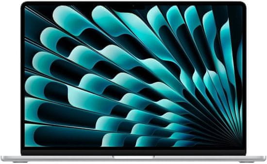 Apple MacBook Air 15, M3 8-core/8GB/256GB SSD/10-core GPU, stříbrná (MRYP3CZ/A)
