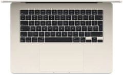Apple MacBook Air 15, M3 8-core/8GB/512GB SSD/10-core GPU, bílá (M3, 2024) (MRYT3SL/A)
