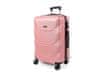 Cestovní kufr V265 růžovozlatý,58L,střední,TSA