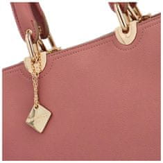 DIANA & CO Luxusní dámská kabelka do ruky Rollins, růžová