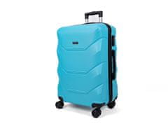 Cestovní kufr V265 tyrkys,58L,střední,TSA