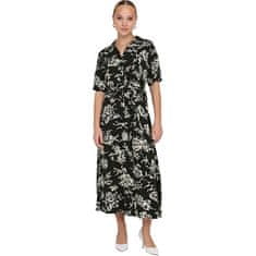 Jacqueline de Yong Dámské šaty JDYSTARR Regular Fit 15320702 Black (Velikost M)