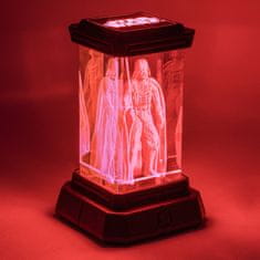 CurePink Stolní dekorativní holografická lampa Star Wars|Hvězdné války: Darth Vader (výška 12 cm)