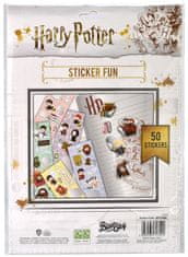 CurePink Set 50 samolepek: Harry Potter (8 x 26 cm)