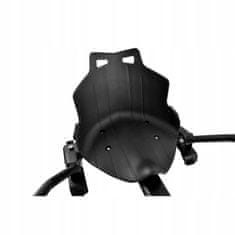Kruzzel 23193 Vozík pro hoverboard Gokart černá