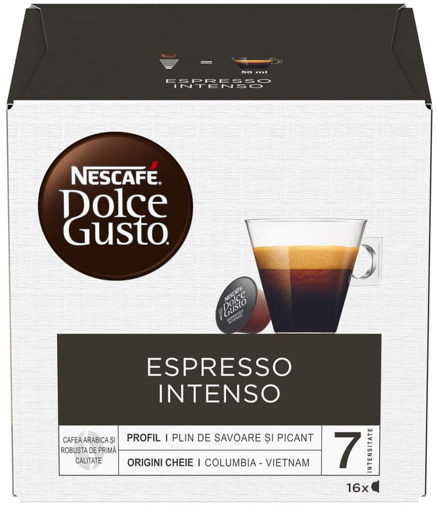 Levně NESCAFÉ Dolce Gusto Espresso Intenso – kávové kapsle – 16 kapslí v balení