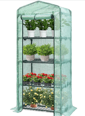 Blomster Zahradní fóliovník, 4-patrový, zelený, 70x50x160 cm