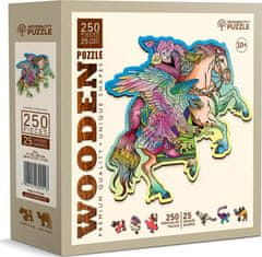 Wooden city Dřevěné puzzle Kůň a orel 250 dílků EKO