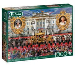 Puzzle Královnino Platinové výročí 1000 dílků