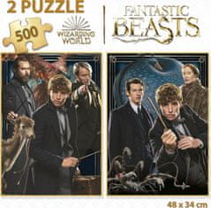 Educa Puzzle Fantastická zvířata 2x500 dílků