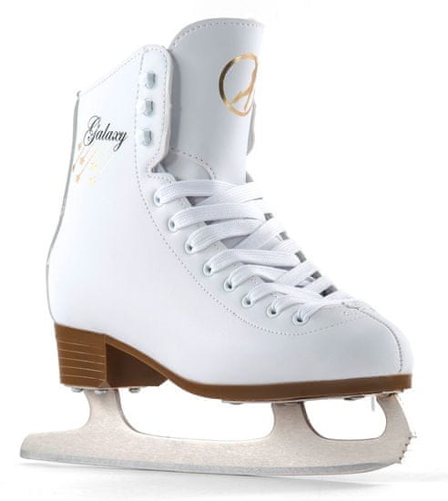 SFR Galaxy Children's Ice Skates - White - UK:2J EU:34 US:M3L4