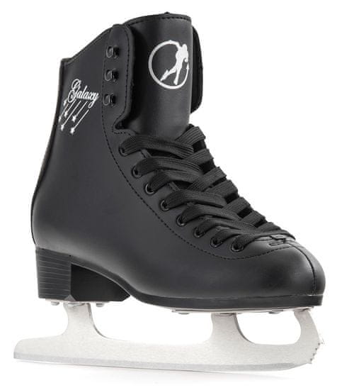SFR Galaxy Children's Ice Skates - Black - UK:2J EU:34 US:M3L4