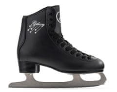 SFR Galaxy Children's Ice Skates - Black - UK:5J EU:38 US:M6L7