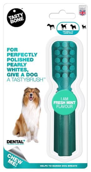 Tastybone Kartáček pro psy nylonový s příchutí Fresh Mint