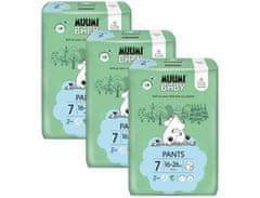 MUUMI BABY Baby Pants 7 XL 16-26 kg (102 ks), měsíční balení kalhotkových eko plen