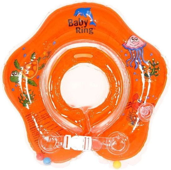 Babypoint BABY RING Kruh na koupání 0-24 m - oranžový