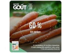 Good Gout Příkrm zelenino-masový BIO Mrkev s farmářským kuřátkem 190g