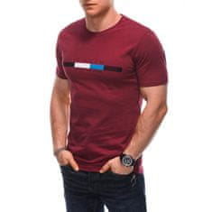 Edoti Pánské tričko S1919 červené MDN124874 3XL