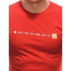 Edoti Pánské tričko S1920 červené MDN124876 3XL