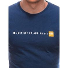 Edoti Pánské tričko S1920 námořnická modrá MDN124881 XXL