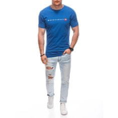 Edoti Pánské tričko S1920 modrá MDN124884 XXL