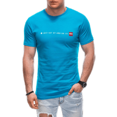 Edoti Pánské tričko S1920 světle modré MDN124885 3XL