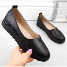 Filippo Dámské kožené nazouvací boty černé velikost 37