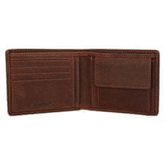 Lagen Pánská kožená peněženka 66-3701 BIG MUG BRN