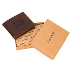 Lagen Pánská kožená peněženka 66-3701 BIG MUG BRN