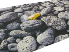 Protiskluzová 3D předložka Šedé kameny 60x120