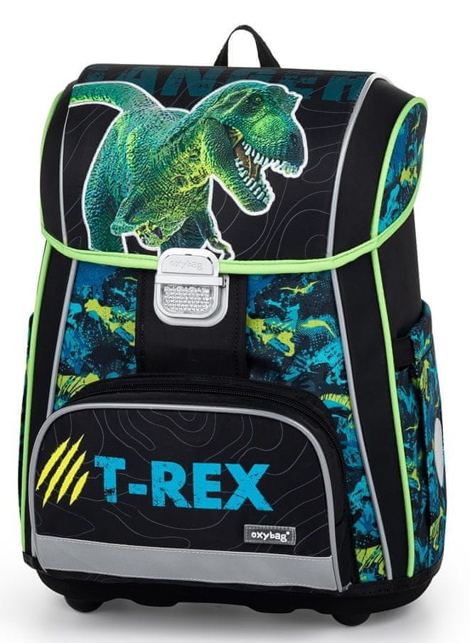 Levně Oxybag Školní batoh PREMIUM Premium Dinosaurus