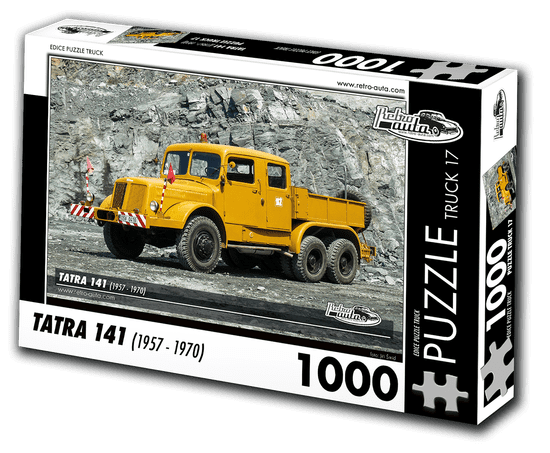 RETRO-AUTA© KB Barko s.r.o. Puzzle TRUCK 17 - Tatra 141 (1957 - 1970) 1000 dílků